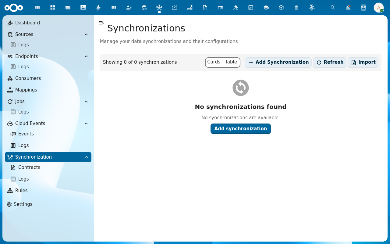 Synchronization test run